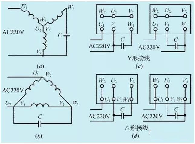 380V电机如何转接成220V