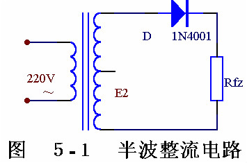 电子电路图，整流二极管的作用,整流电路
