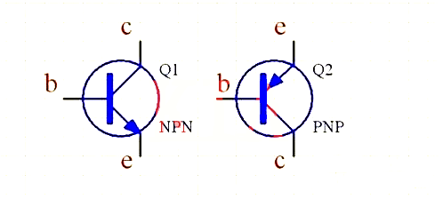 PNP NPN 三极管 开关电路