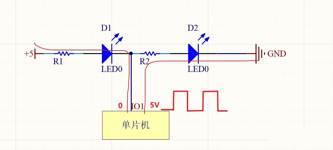 MCU控制灯