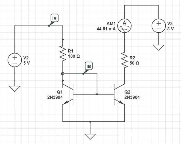 op amp,三极管,恒流源电路